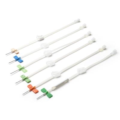 China Eye Back Hole Arterial Venous Hemodialysis AVF Instruments Needle Set for sale