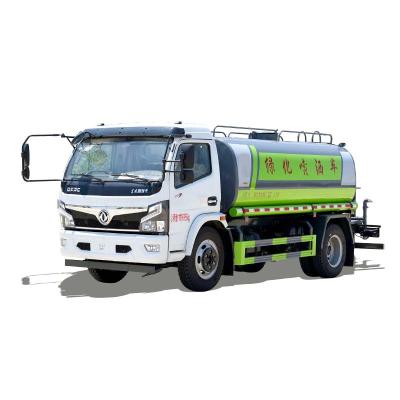 China DongFeng Hotels 9 Cubic Meters 9000Liters Equipment 4X2 Water Tank Sprinkler Truck For Sale for sale