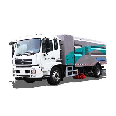 China Hotels DongFeng 18ton road pure electric street machine sweeper cleaning truck for sale for sale