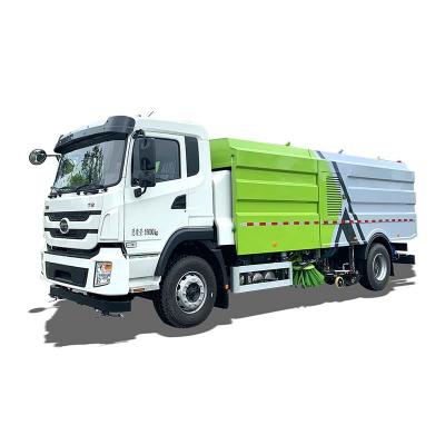 China BYD Hotels Pure Electric Road Sweeper Truck with High Pressure Water Flushing Function for Airport Road Cleaning for sale