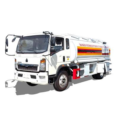 China Sinotruk Howo 12000 liters 3000 gallon capacity diesel fuel tank vacuum truck for sale 11 - 20T for sale