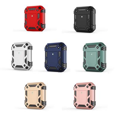 China For AirPods Pro Military Earphone Protective Case With Imperial Grade For AirPods 2 Scratch Proof 3 Pro 2in1 Outside Headphone Case for sale