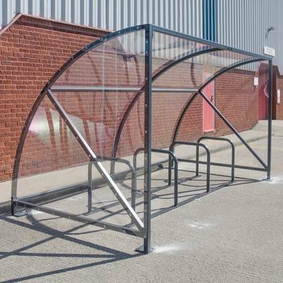 China Yinong China Cheap Price Commercial Bike Shelter / Bike Cycle / Steel Structure Open Cycle Shelter / Shelter Customized Narrow for sale