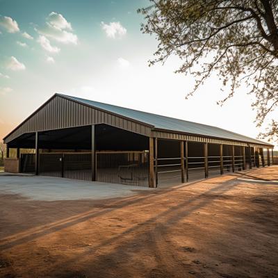 China Yinong China Easy Stable Prefab Installation Modular Prefab Stable Sport Animal Stable/Horse Barn With Free Design for sale