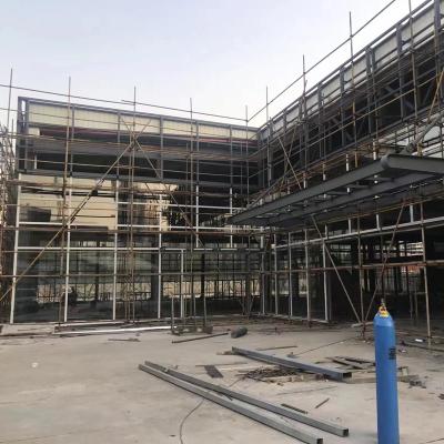 China Prefab lightweight steel structure building for car 4s showroom Yinong China commercial prefab lightweight steel structure building for car 4s showroom with modern design for sale