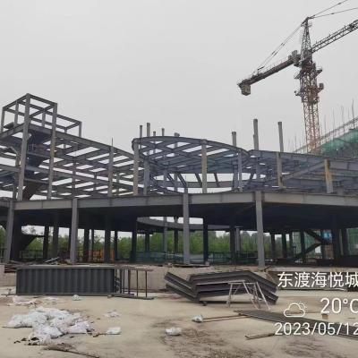 China Shopping Mall Yinong China Commercial Prefab Light Steel Structure Frame Shopping Mall Center Market for sale