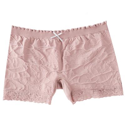 China Antibacterial Elastic Mid-Rise Women's Panties Ventilation Underwear Safety Pant Panties Seamless Briefs for sale