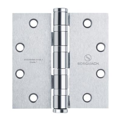 China Modern Wholesale Steel Square 4.5 Inch Heavy Weight commercial Hinges For Wooden And Metal Door for sale