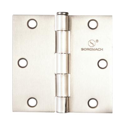 China Modern Steel Weld Head Ball Bearing Door Hinge Window Hardware Accessories Thickened Blade Butt Door Hinge for sale