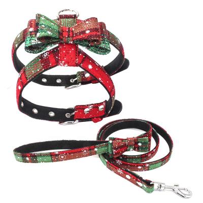 China Dog Cat Viable Products Pet Products Pet Christmas Gift Collar Leash Rope Walking Training Sets for sale