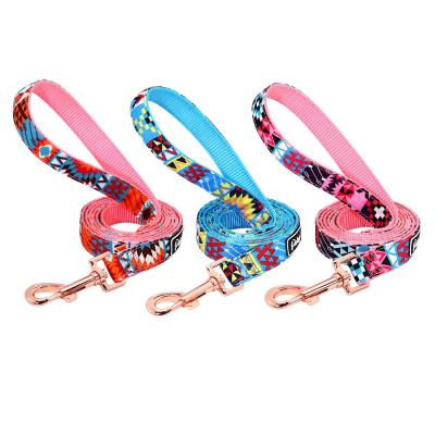 China Viable Bohemian Style Dog Leash Soft Rope Fashion Fabric Dog Pet Dog Leash Supplies for sale