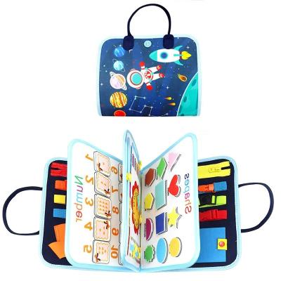 China Durable Montessori Sensory Toys Educational Travel Toys Autism Preschool Activities Board Sensory Board For Learning Fine Motor Skills for sale