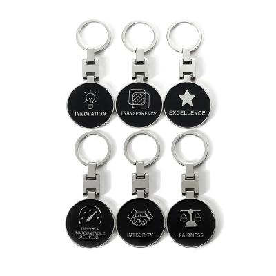 China Metal custom metal doctors keychain  diamond metal keychains silver metal keychain custom logo for sale