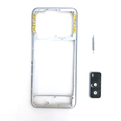 China Shockproof Wholesale Middle Frame Mobile Phone Housing Repair Parts Replacement Middle Accessories For Vivo Y53s Silver for sale