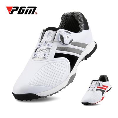 China Active Sports PGM Golf Shoes Men Waterproof Breathable Sports Shoes With Rotating Golf Shoe Buckle Summer Sneakers Shaping Shoes XZ118 for sale