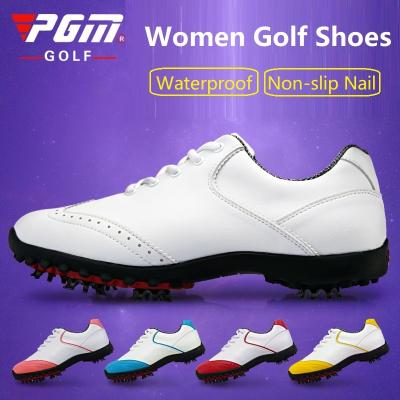 China EVA PGM 2020 Ladies Golf Shoes Breathable Waterproof Sneakers Women's Spikes Spikes Breathable Anti-Slip Golf Shoes Athletics Trainers for sale