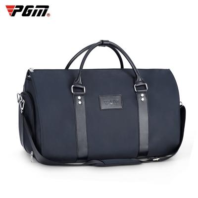 China Free Shipping PGM Golf Apparel Bag Men's Golf Bags For Golfer Multifunction Navy Blue PU Golf Ball Pack 25-30L Waterproof for sale