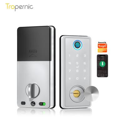 China Wholesale Zinc Alloy Digital Radio Deadbolt Fingerprint Electronic Smart Door Lock For Office Home for sale