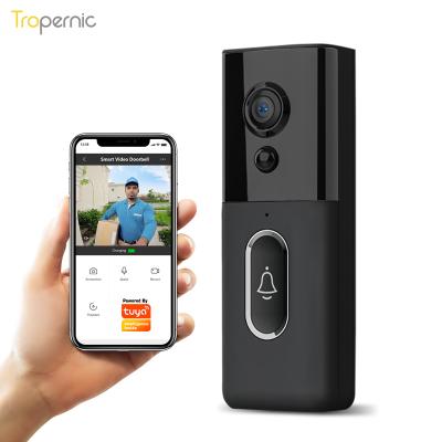 China 2021 Tuya App Wifi 1080P Smart Video Wholesale Waterproof Electrical Security Ip65 Ring Video Doorbell 204 for sale