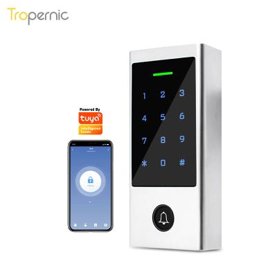 China Cerradura Inteligente Wifi Ring Wireless Doorbell Tuya Access Smart Waterproof Control 1000 Users Keypad Ip66 Card Codes for sale