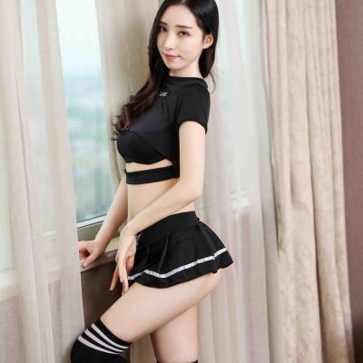 China Sexy Black Ruler Costume Uniform Women Adult Ladies Clothes Lingere Sfy8851 Sexy Cosplay Lingerie for sale