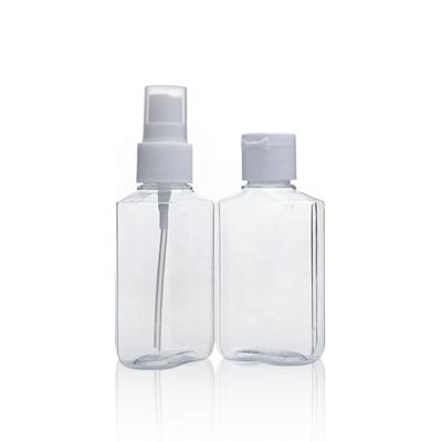 China Household Products Wholesale Mini Small 2oz 4oz 20ml 30ml 50ml 60ml 100ml Good Clear Transparent Empty PET Spray Plastic Bottles Wholesale for sale