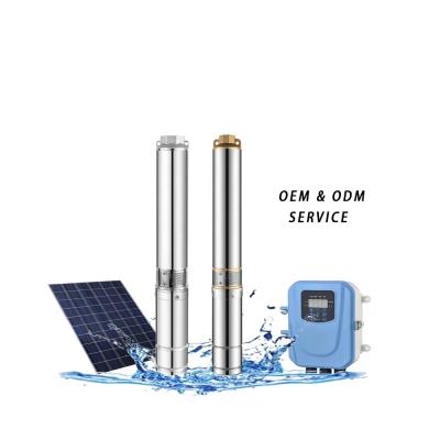 China Portable Solar Pump Family Homes 125m DC Solar Pump Controller Portable Solar Pump for sale