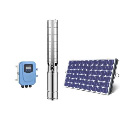 China Solar irrigation and agriculture pump submersible samking solar pump high pressure solar water pump for sale