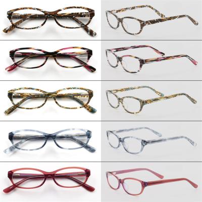 China Marcoslentes Acetatos Eyeglasses Luxury Italian Men's Retro Acetate Small Floral Transparent Fashion Rectangle Women's Optical Eyeglass Frame for sale