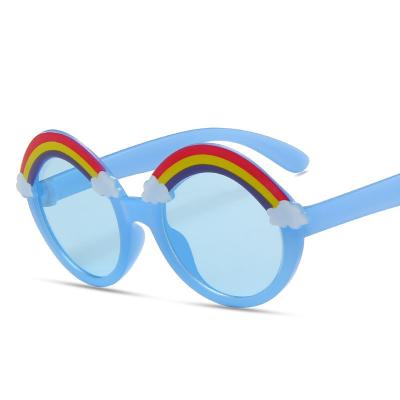 China 2021 Clear Lipsy Oak Fashion Sunglasses Rainbow Designer Kids Protective Mask Polarized Safety Funny Blue Shades Reflective Sunglasses for sale