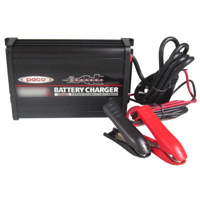 China AC 250V Lead Acid Battery 12V 10A 7 Stage Maintenance Function Cable Car Portable Battery Charger for sale