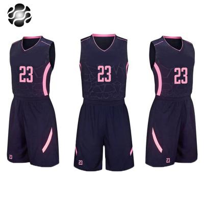 China Wholesale Antibacterial Custom Digital Printing Reversible Basketball Tank Tops With Numbers for sale