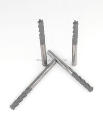 China Solid Carbide VSN Carbide Endmill CNC Cutter Tool For Metal Milling Cutter Router Bit Face End Mill for sale