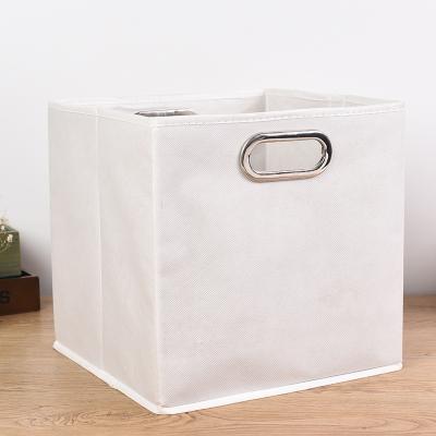 China Customization Cotton Storage Bin Clothes Storage Box Kids Viable Toy Storage Container Household Clothes Organizer for sale