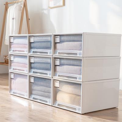 China Clear Plastic Storage Comntainer Factory Drawers Storage Cabinet Plastics Wholesale Modern Cabinet Storage Box for sale