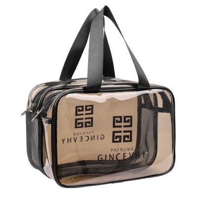 China Viable Wholesale PVC Makeup Bag Travel Makeup Organizer and Cosmetic Storage Bag Makeup Storage Bag for sale