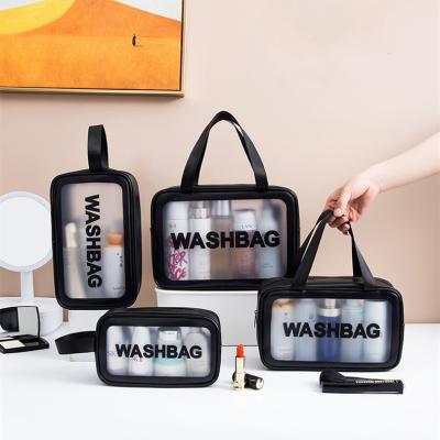 China Factory Wholesale Viable Clear Bag High Quality PVC Makeup and Cosmetic Bags Makeup Bag Organizer for sale