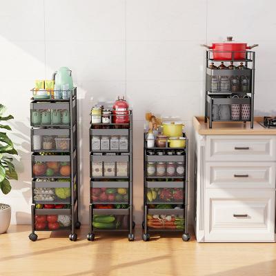 China Viable Hot Sale Vegetable Storage Shelf Fruit Metal Shelves Storage Shelf Kitchen Storage Rack for sale