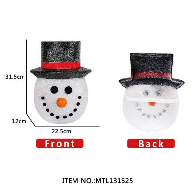 China Custom EVA Christmas Penguin Lampshade Production EVA Snowman Wall Lampshade Corridor Lamp for sale