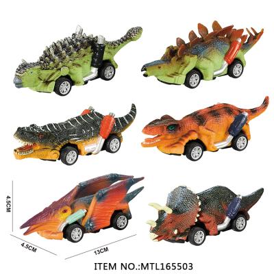 China Toy Amazon Hot Sale Mini Friction Dinosaur Pull Back Friction Dinosaur Model Mini Toy Dinosaur Car Toy for sale