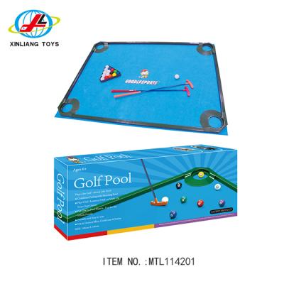 China ABS New Xinliang Toys For Children 2019 Alloy Pool Golf Game for sale