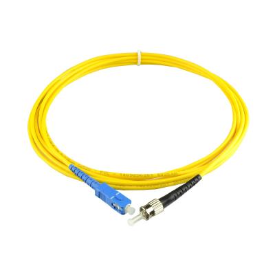 China Customizable Length SC ST Fiber Optic Patchcord for Top-Notch Equipment for sale