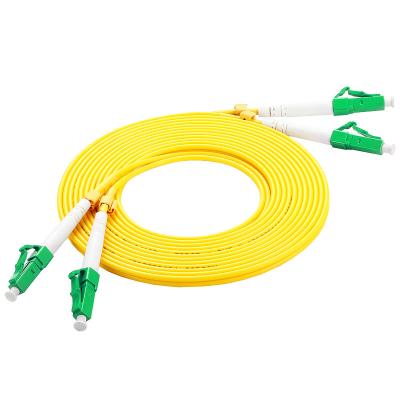 China Customizable Length LC APC Optic Fiber Patchcord for Enhanced FTTH Performance for sale