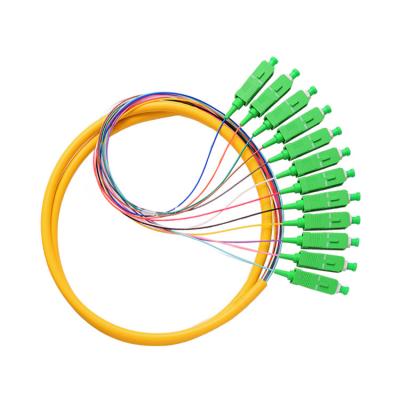 China Customizable Length SCAPC Optic Fiber Pigtail with 5 Years Guarantee for sale