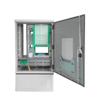 China Wired LAN Network Outdoor Fiber Distribution Cabinet with 10 Time and IP65 Protection for sale