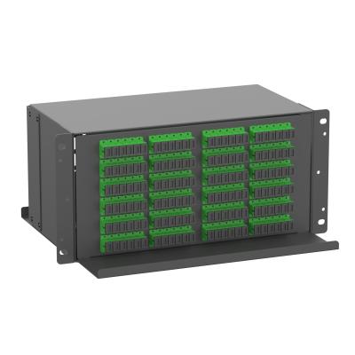 China High Density Black Sub Optic Distribution Frame Fiber Patch Panel with 144 Cores for sale