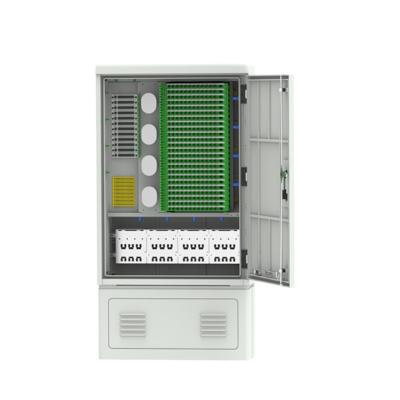 中国 グレー FDC 288A ip65 FTTH SMC 10年保証付き屋外ファイバー配送キャビネット 販売のため