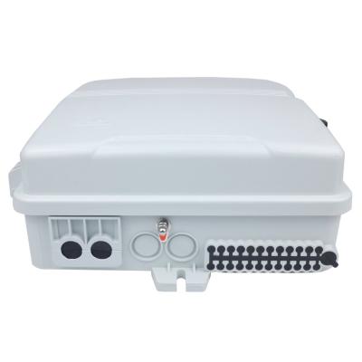 China 16 Core Splitter Model Fiber Optic Termination Box SC Connector IP65 Waterproof for sale