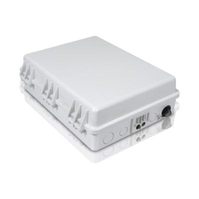 China Best 48 Cores Fiber Distribution Box PC ABS Material Fiber Terminal Box for Network for sale