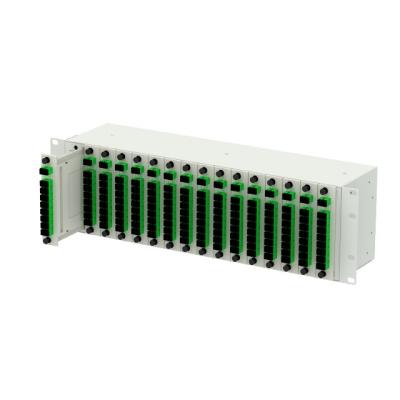 China 16 Slots Cassette Type Standard Splitter Sub-Rack for Network in FTTH Racks Enclosure for sale